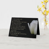 Bruder / Schwester Geburtstagsgedicht Karte (Gelbe Blume)