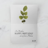 Bruder Schwester Sentimental Gedicht Geschwister G Karte (Innenseite)