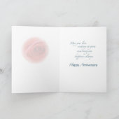 Bruder, Schwiegervater Wineglass-Rose Karte (Innenseite)