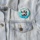 Bruder sein | Woodland Creatures Babydusche Button (Beispiel)