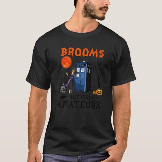 Brüder sind für Amateurs Halloween Teer Dis T-Shirt (Vorderseite)