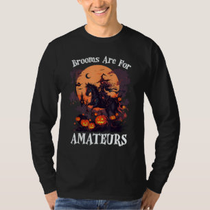 Brüder sind für Amateurs lustiges Halloween Hexe R T-Shirt