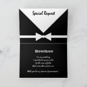 BRUDER - Sonderanfrage - Mein Junior Trauzeuge Einladung (Innenseite)