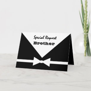 BRUDER - Sonderwunsch - Sei mein Trauzeuge Einladung