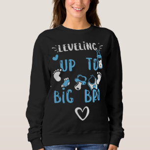 Bruder steigt zum großen Bruder auf Baby-Junge-Spr Sweatshirt
