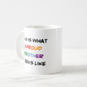 Bruder. stolz kaffeetasse (Vorderseite Links)