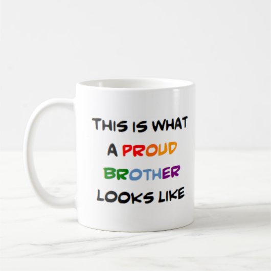 Bruder. stolz kaffeetasse (Links)