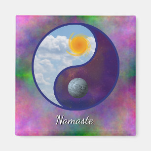 Bruder Sun, Schwester Moon Namaste Magnet