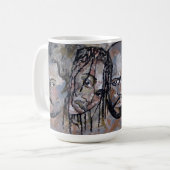 Bruder-Tasse durch Janice Treece Senter Kaffeetasse (Vorderseite Links)