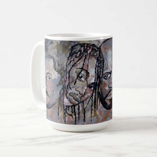 Bruder-Tasse durch Janice Treece Senter Kaffeetasse (Vorderseite Links)