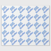 Bruder-Typografie Geschenkpapier (Flach)