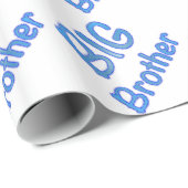 Bruder-Typografie Geschenkpapier (Rolleneckpunkt)