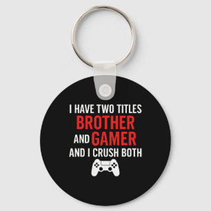 Bruder und Gamer - PC-Gaming-Enthusiast Konsole Sp Schlüsselanhänger