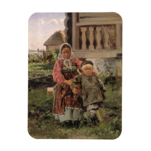 Bruder und Schwester, 1880 Magnet