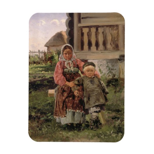 Bruder und Schwester, 1880 Magnet (Vertikal)