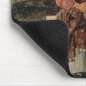 Bruder und Schwester, 1880 Mousepad (Ecke)