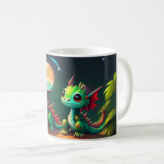 Bruder und Schwester Dragons Kaffeetasse (VorderseiteRechts)