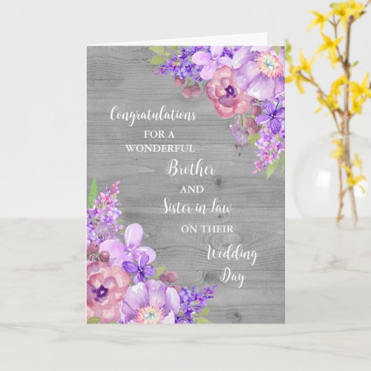 Bruder und Schwester im Jurastudium Glückwünsche Karte (Gelbe Blume)