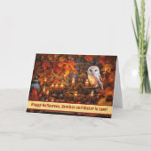 Bruder und Schwester im Recht glücklich Halloween  Karte (Vorderseite)