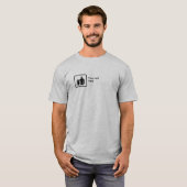 Bruder und Schwester (kleines Logo) — anpassbar T-Shirt (Vorne ganz)