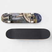 Bruder und Schwester Skateboard (Horizontal)