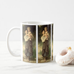 Bruder und Schwester von William Adolphe Bouguerea Kaffeetasse