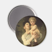 Bruder und Schwester von William Adolphe Bouguerea Magnet (Vorderseite/Rückseite)