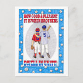 Brüder Unity Inspiration Post Card Postkarte (Vorderseite)