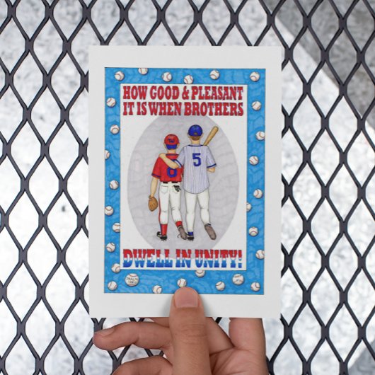 Brüder Unity Inspiration Post Card Postkarte