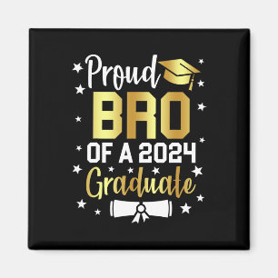 Bruder von 2024 Graduate Family Senior Abschluss Magnet
