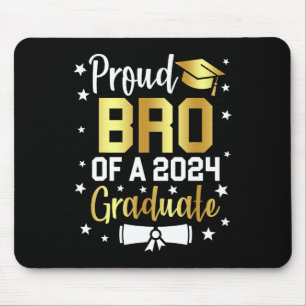 Bruder von 2024 Graduate Family Senior Abschluss Mousepad