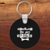 Bruder von Bride White in Black Schlüsselanhänger (Vorderseite)