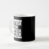 Bruder von einer anderen Freundschaftszitate Dist Kaffeetasse (Vorderseite Links)