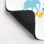 Brüder von Elephant Walking Mousepad (Ecke)