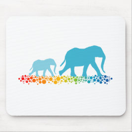 Brüder von Elephant Walking Mousepad