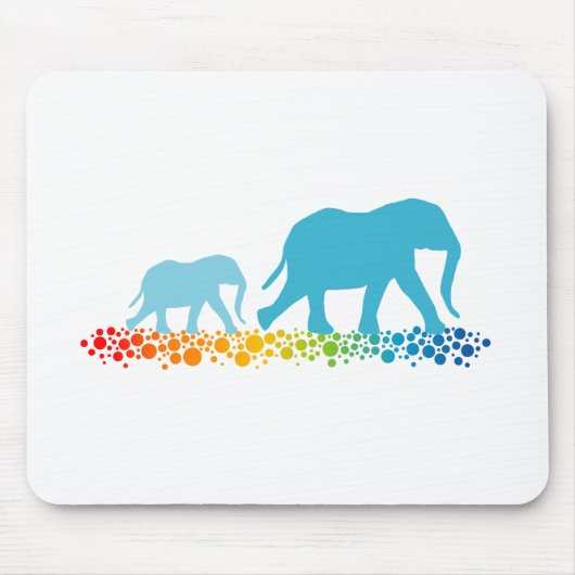 Brüder von Elephant Walking Mousepad (Vorne)