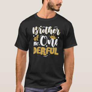 Bruder von Herrn One Derful Matching Family 1st Bi T-Shirt