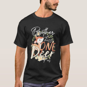 Bruder von Miss Onederful Girl 1. Geburtstag Party T-Shirt