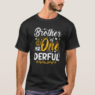 Bruder von Mr. One Derful Party Matching Family 1. T-Shirt