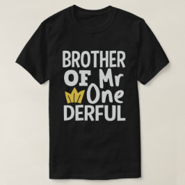 Bruder von Onederful 1. Geburtstag Party Matchin T-Shirt