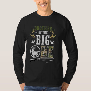 Bruder von The Big One 1. Geburtstag Junge Hirschj T-Shirt