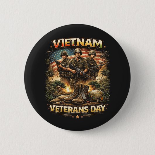 Brüder von Vietnam Button (Vorderseite)
