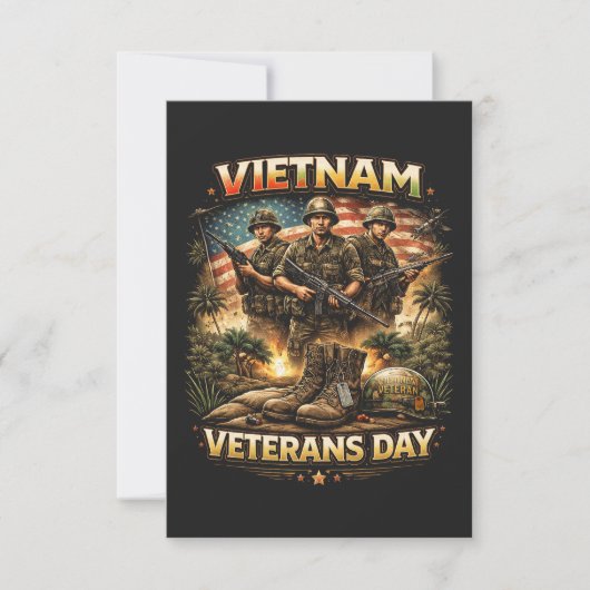 Brüder von Vietnam Dankeskarte (Vorderseite)