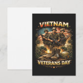 Brüder von Vietnam Dankeskarte (Vorne/Hinten)
