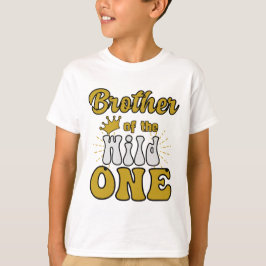 Bruder von Wild One zum Geburtstag T-Shirt