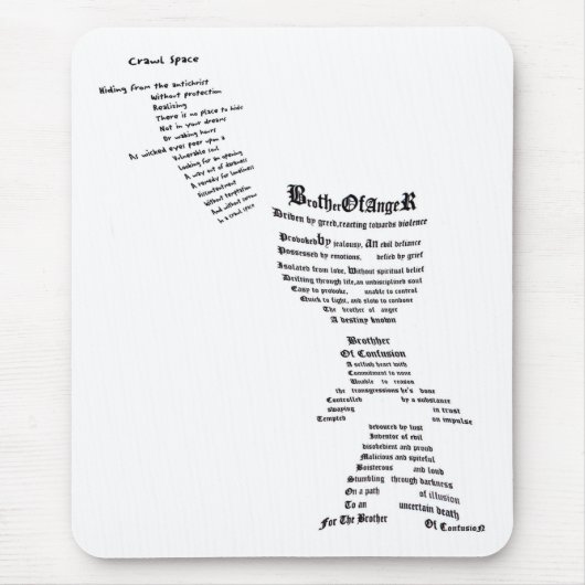 Bruder von Wut und Verwirrung Mousepad (Vorne)