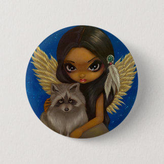"Bruder-Waschbär-" Knopf Button