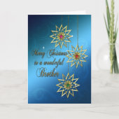 Bruder-Weihnachtskarte Feiertagskarte (Vorderseite)