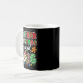 Bruder Weihnachtsmannschaft 2026 Leopard Lustiger  Kaffeetasse (Vorderseite Links)