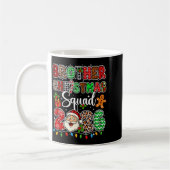 Bruder Weihnachtsmannschaft 2026 Leopard Lustiger  Kaffeetasse (Links)